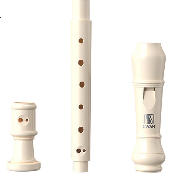 Флейта SWAN D2, 8 отверстий, для детей и начинающих, цвет слоновая кость
