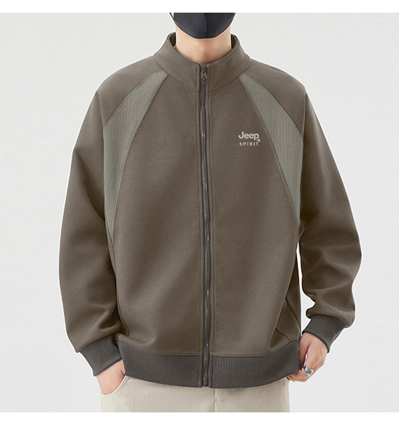 JEEP SPIRIT Men's Jacket Hoodie High-End 2026 Spring Autumn Stylish Sport Casual Trendy Top 14