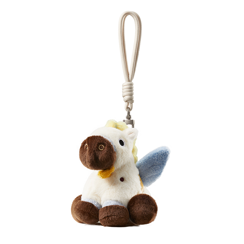 Babycare Year of the Horse Plush Keychain Small Whirlwind Girls Children's New Year Gift Pendant Accessory Free Pony