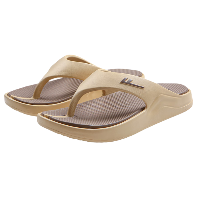 Warrior Official Summer 2026 Outdoor Cushioned Flip Flops Men Khaki Size 40-41