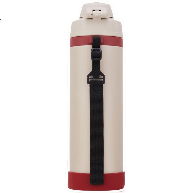 Детская термокружка THERMOS, 1000 мл, ретро-дизайн, для студентов и взрослых, бежевая