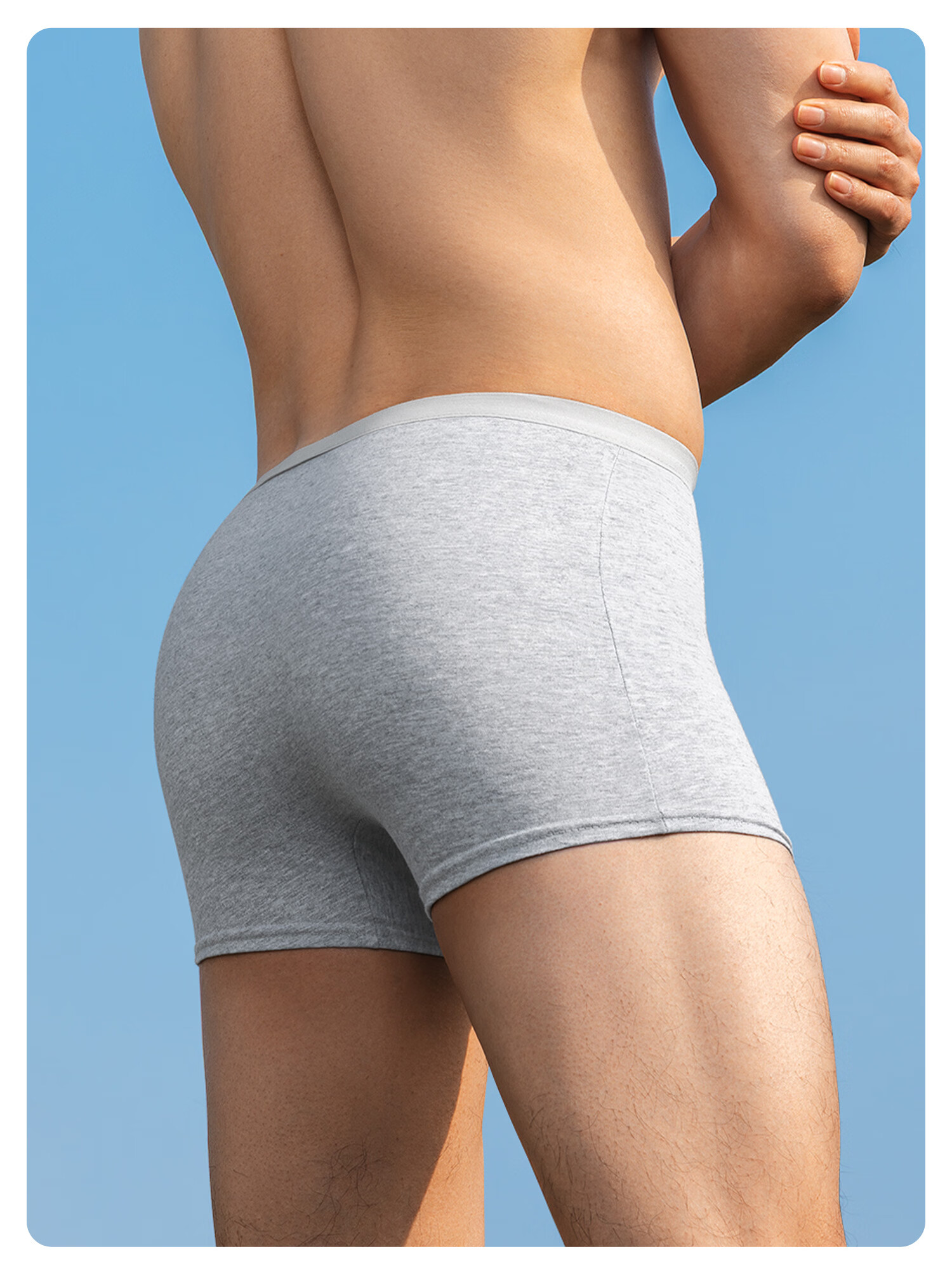 BADIGAO Disposable Men's Boxer Briefs Travel Pure Cotton Sterile Wash-Free Large Size 4XL Shorts 9