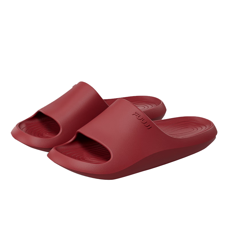 FUUJI Non-Slip Antibacterial Deodorizing Shower Slippers for Men and Women, Indoor and Outdoor Bath Sandals FJ8712 Pink Size 35-36