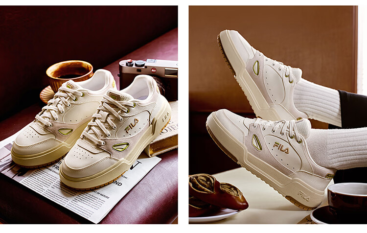 FILA Official Women's CAMPUS 1S Sneakers 2026 Spring Square Casual Shoes 24