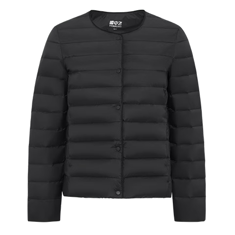 SNOWFLYING 2025 Autumn New Korean Slim Fit Basic Casual Short Down Jacket