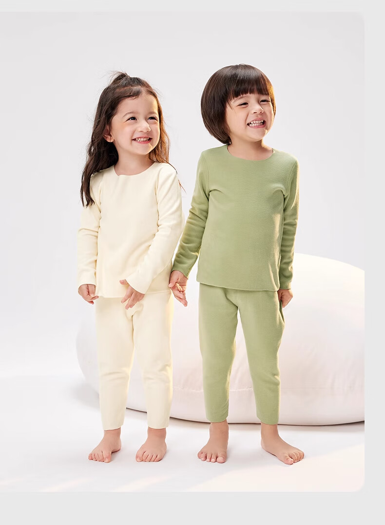 Ciciibear [Fever-Resistant 7A Antibacterial] Baby Autumn Underwear Set, Children's Thermal Underwear, Warm Inner Wear, Boys And Girls Pajamas 23