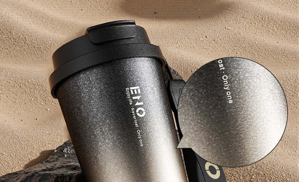 Eno Titanium Pure Titanium Insulated Straw Water Bottle High-Value Coffee Cup Portable Custom Valentine's Day Gift 9