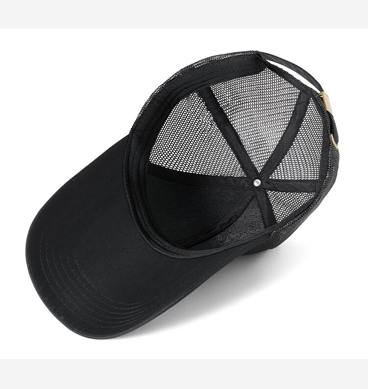 JEEP Men's Summer Quick-Dry Extended Brim Baseball Cap Women's Water-Repellent Duckbill Breathable Mesh Sunshade Hat 9