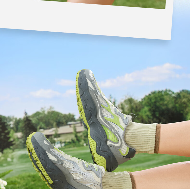 361° Men's Sports Shoes New Year Casual Retro Thick Sole Outdoor Commuter Dad Shoes 672616777-3 3