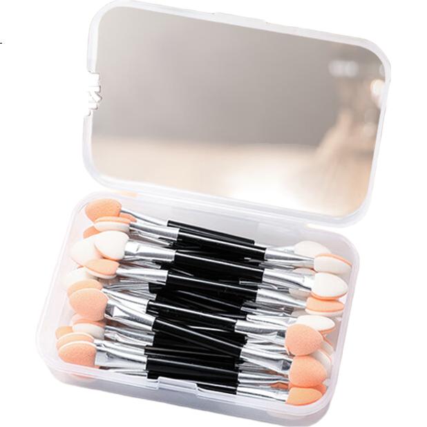Косметичка UPLUS Double-Ended Eyeshadow Pencil, одноразовая кисть для теней, инструмент для макияжа для ленивых, 20 шт. в коробке