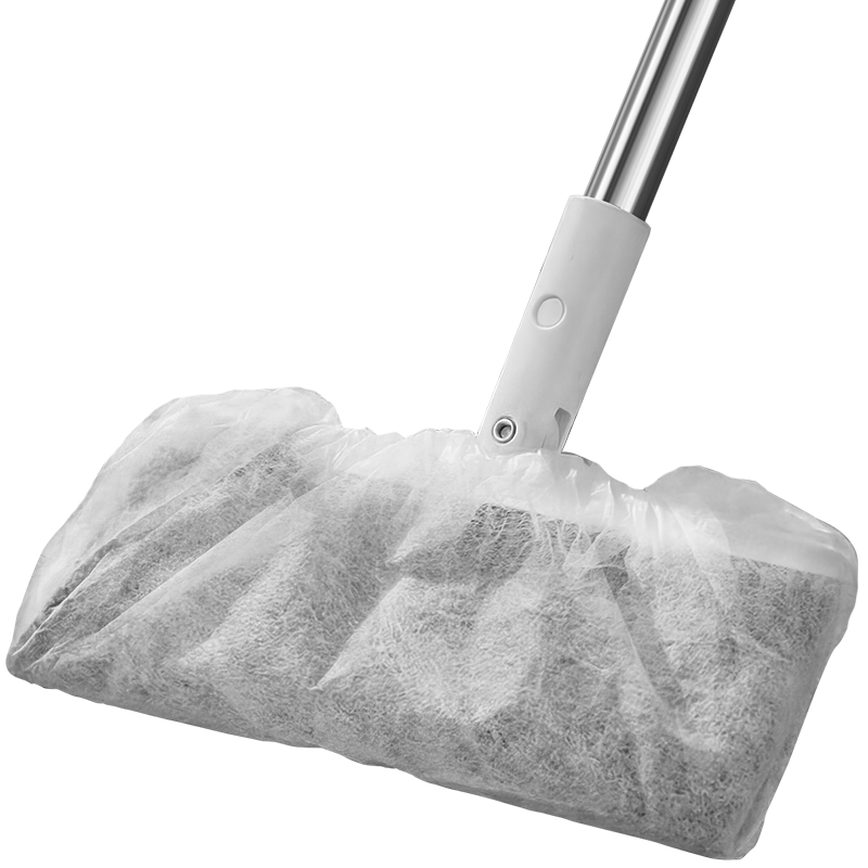 Jiabangshou Disposable Broom Dust Cover 100pcs Hair-Free Multi-Functional Sweeping Tool Lazy Floor Cleaning Gadget
