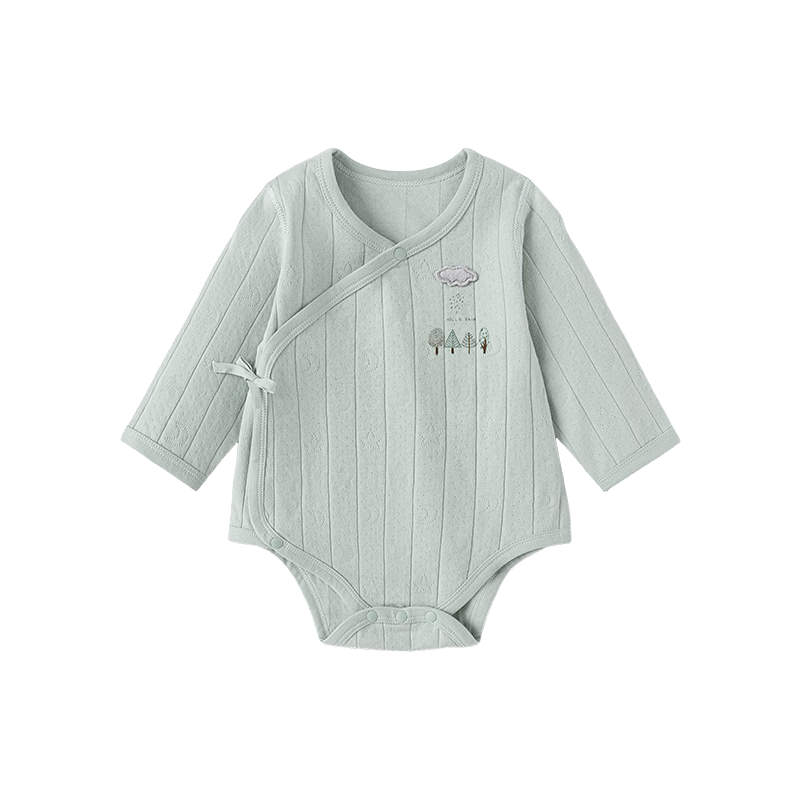 Babylove Newborn Long Sleeve Spring and Autumn Cotton Triangle Romper Baby Bodysuit Infant Jumpsuit