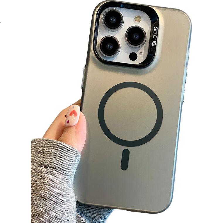 Чехол SHIYONG для iPhone 13 Pro Max, MagSafe, полный охват, ультратонкий, черный, противоударный
