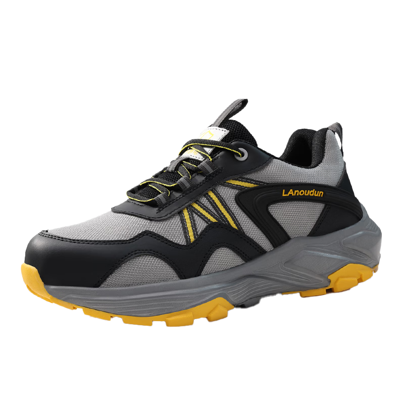 Blue Owl Shield Men's Anti-Static Labor Protection Shoes Gas Station Steel Toe Anti-Smash Puncture-Resistant Lightweight Safety Work Shoes D299A Size 40