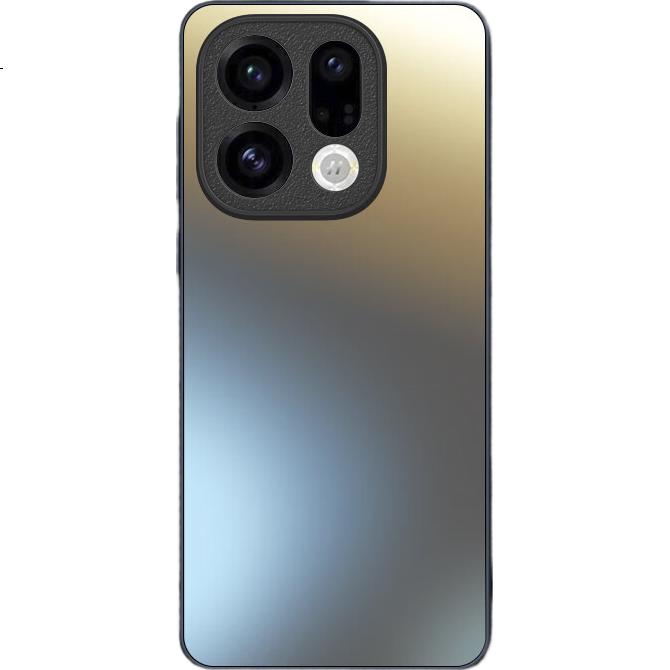 Чехол Reheat AG Matte для OPPO Find X9 - Матовый полноформатный ультратонкий противоударный чехол от отпечатков пальцев, графитовый черный