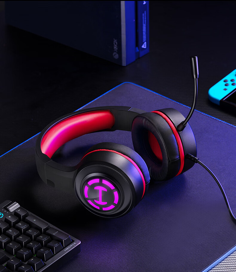 EDIFIER HECATE G15 Gaming Edition USB 7.1 Channel Wired Over-Ear Gaming Headset with Microphone for PC, Online Classes, Office, Black and Red 14