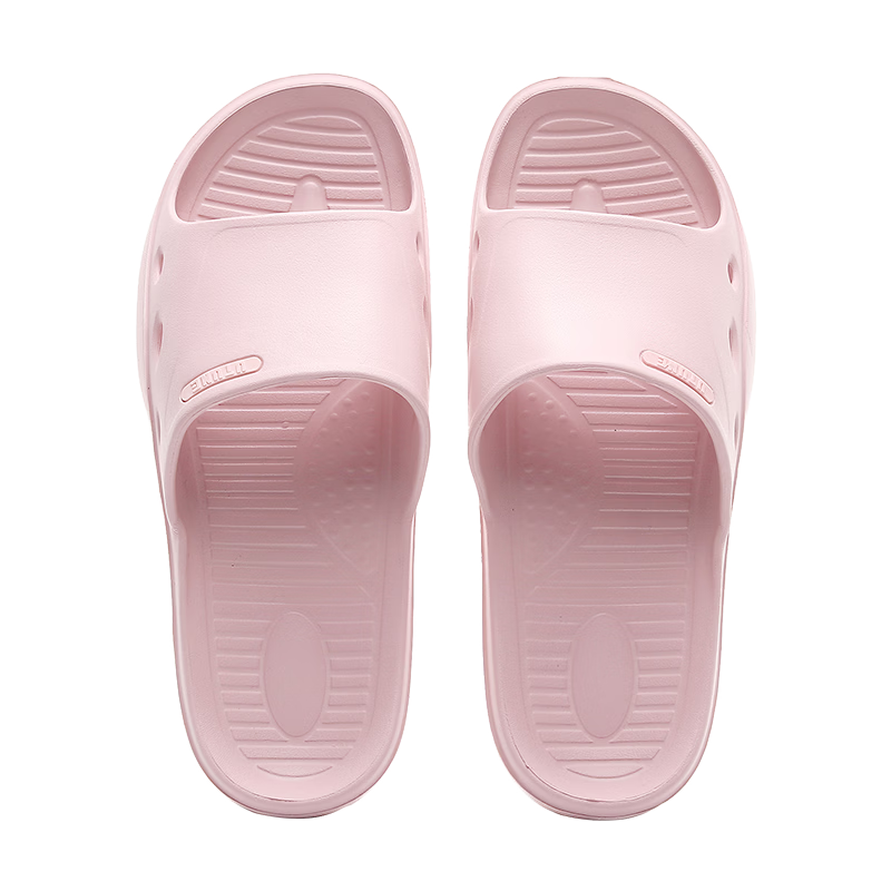 Afnoti Elderly Non-Slip Slippers Men Summer Indoor Bathroom Soft Sole Pregnant Women Home Cool Slippers Light Purple Size 35-36