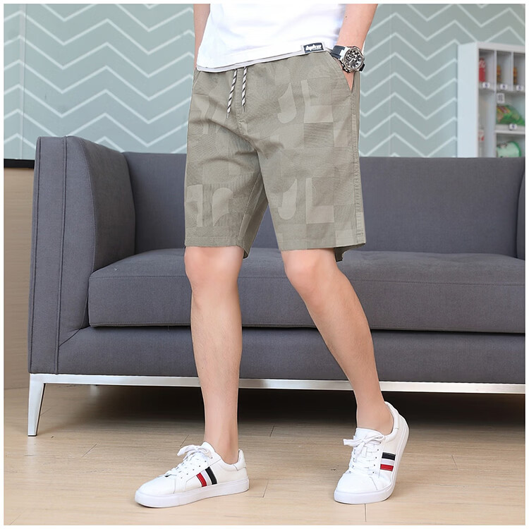 RED DRAGONFLY Men's Summer Cotton Casual Fashion Lightweight Comfortable Breathable Cool-Fit Black Shorts XL 9