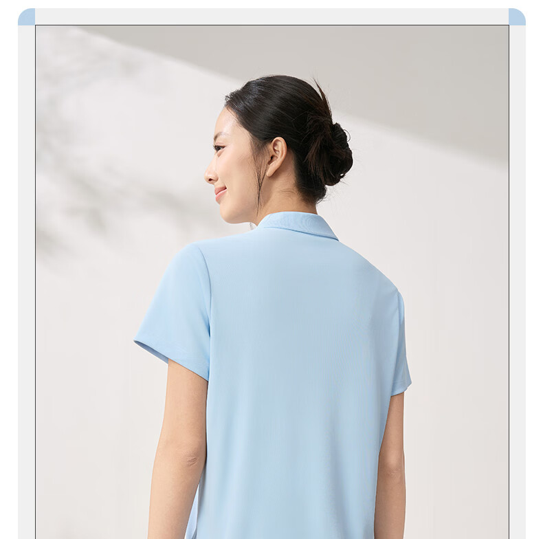 361° Women's Short Sleeve T-Shirt Spring Summer Quick-Dry Polo Shirt Sports Running Training Top 662624112H-1 3