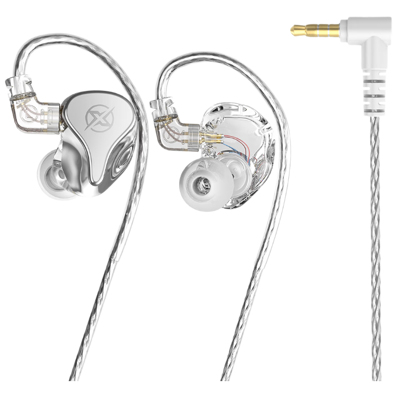 WITGOER HiFi Sound Master Wired Earphones 3.5mm Computer Sleep Round Hole Microphone 2-in-1 Laptop Mobile Semi-In-Ear Gaming Headset