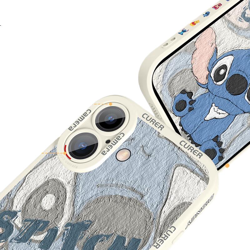 Чехол для Apple iPhone 17 XP, защитный, противоударный, с полным покрытием объектива, силиконовый, ультратонкий, с мультяшным дизайном, синий