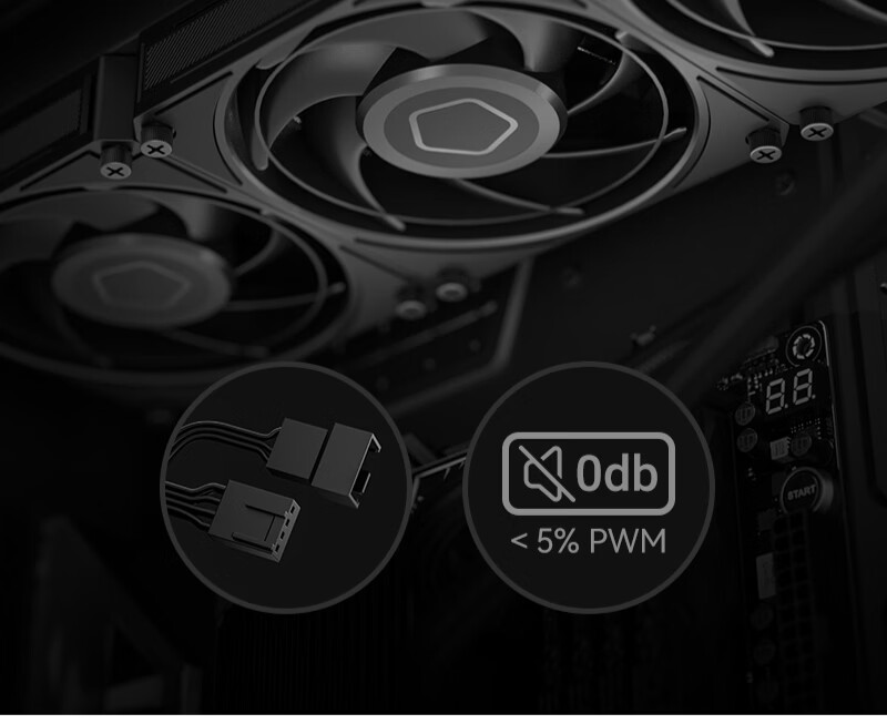 ID-COOLING 12CM Hydraulic Bearing Fan for PC Case Tower Air and Water Cooling AM-120-ARGB-K 8