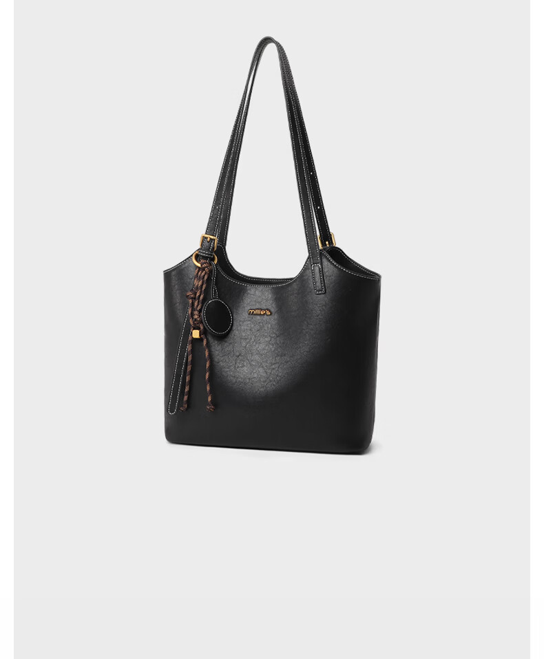 Millies Leather Handbag, Women's Casual Large-Capacity Tote Bag, Light Luxury Shoulder Bag, Practical Birthday And Mother's Day Gift for Mom 9