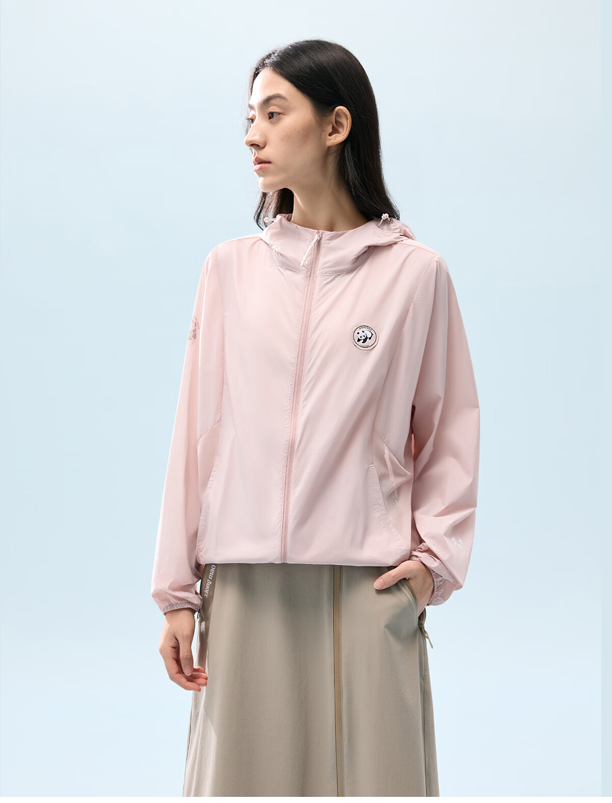 Panda Camel Original Yarn Heat-Blocking Sun Protection Cooling Breathable Summer Women's Sun Protection Jacket 8120 White, XXL 23