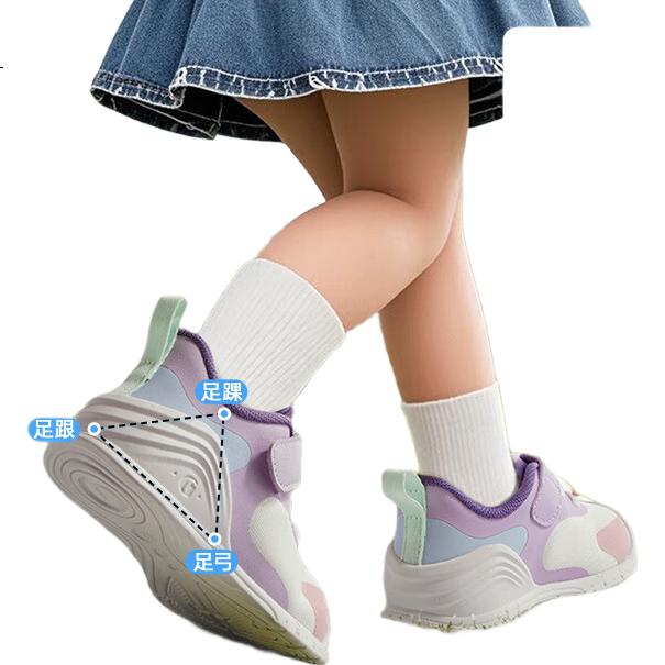 Ginoble Children's Pre-Walking Functional Shoes 2025 Spring Autumn Infant Toddler Shoes Boys Girls Baby Shoes GB2461 Distant Mountain Purple
