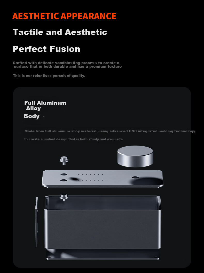 FOSI AUDIO SK02 Desktop Headphone Amplifier and DAC All-in-One High-Fidelity Portable USB Decoder SK02 Orange 18