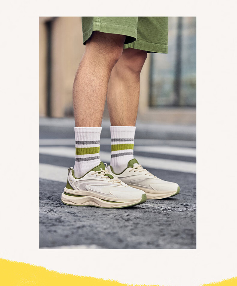 ERKE 2026 New Comfortable Thick-Soled Dad Sneakers Soft Elastic Versatile Casual Shoes Wei Yang 3 24