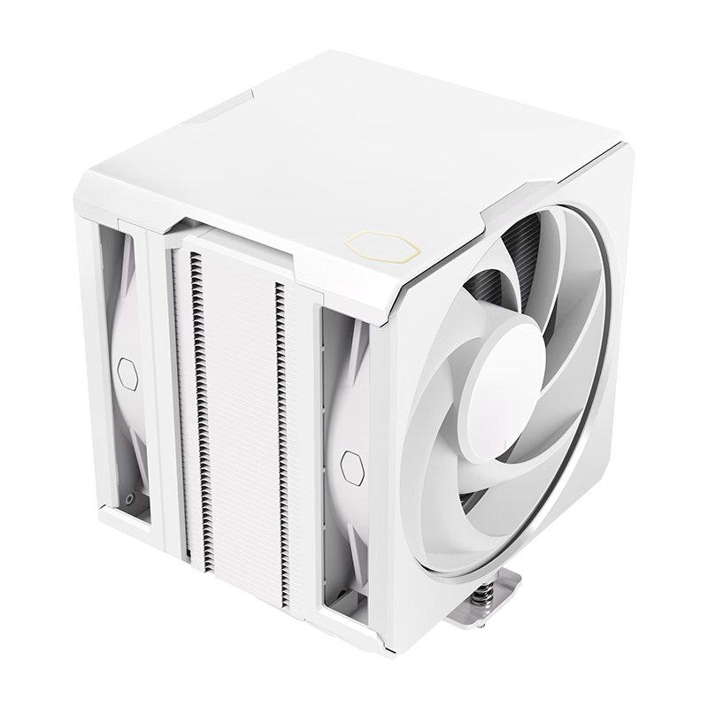 CoolerMaster Hyper 612 Pro White CPU Air Cooler Single Tower/3rd Gen Superconducting 6 Heat Pipes/Dual Mobius Fans/Brushed Metal Top Cover/Multi-Platform Mounting Kit