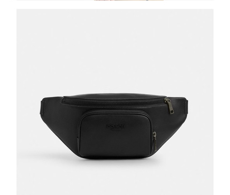 COACH Men's RACER Black Handheld Shoulder Crossbody Bag CBF68 Gift 6