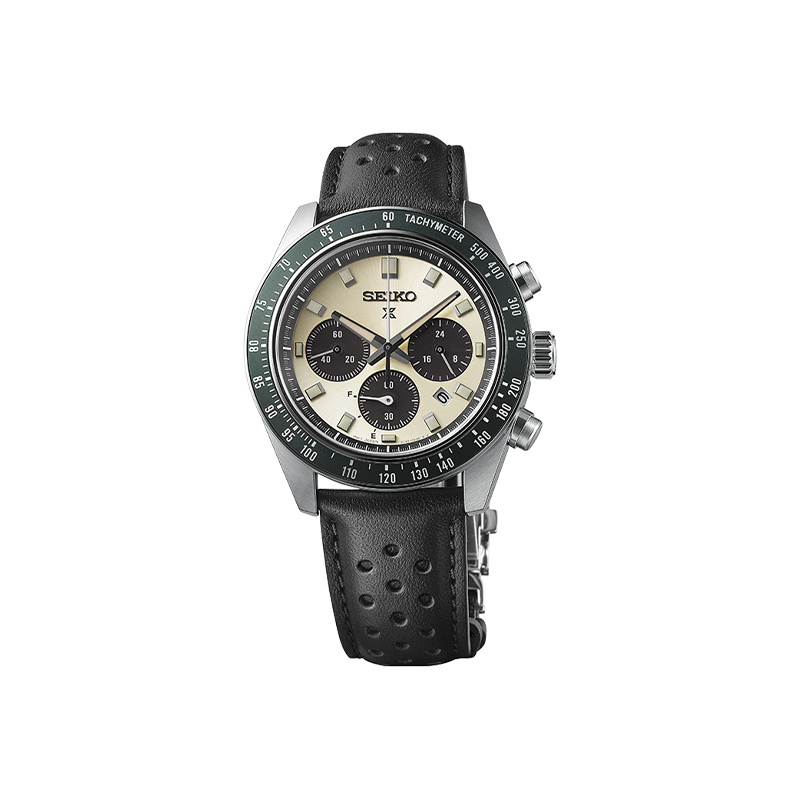 SEIKO Prospex Panda Solar-Powered Three-Eye Chronograph Luminous Men's Wristwatch [Gift] SSC943P1