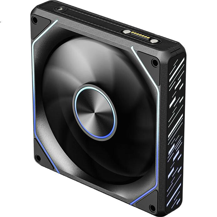 Компьютерный вентилятор Aigo Starry Moon PRO, 12 см, ARGB подсветка, ШИМ-управление скоростью, магнитное подключение