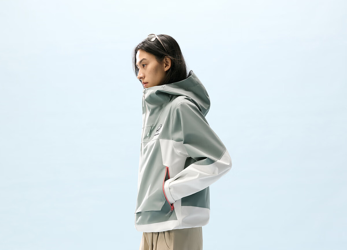 Panda Windproof and Rainproof Jacket Unisex 2026 Spring Summer Heavy Rain Waterproof Durable Outdoor Hiking Mountaineering Coat B076 15