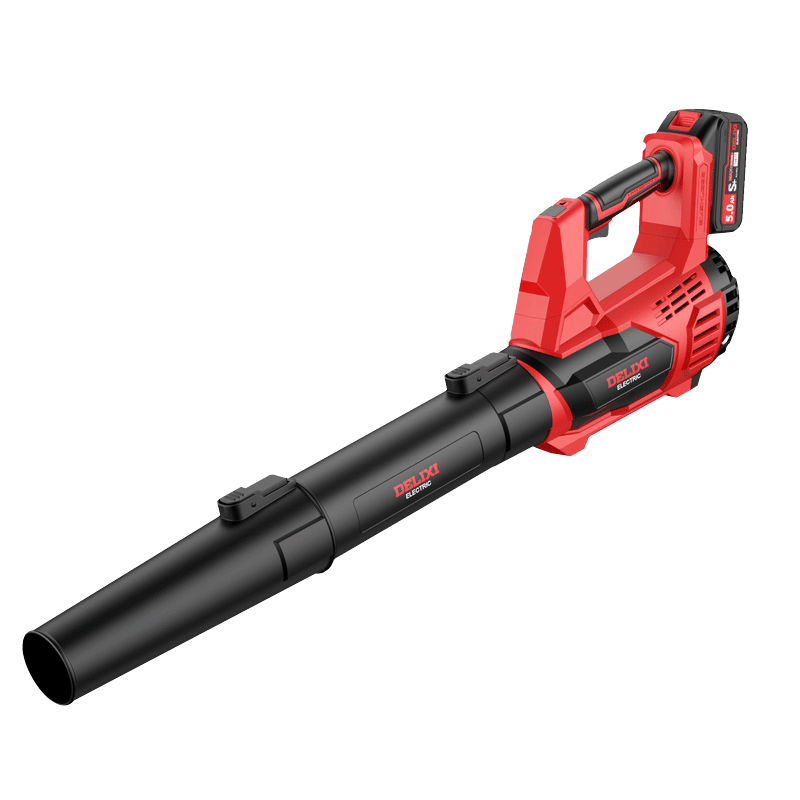 DELIXI ELECTRIC Lithium Battery Blower Rechargeable High-Power Dust Blower Strong Snow Blower Dust Remover
