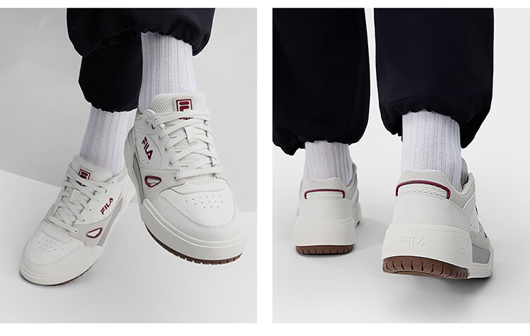 FILA Official Women's CAMPUS 1S Sneakers 2026 Spring Square Casual Shoes 36