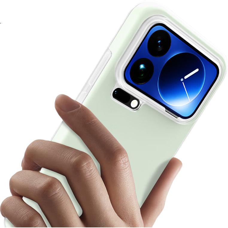 Чехол Smorss для Xiaomi 17 Pro Max, мягкий силиконовый, полный охват, противоударный, бархатный, анти-отпечатки пальцев, белый