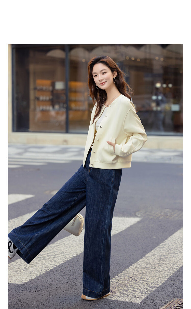 Demana Warm Soft Air Layer Spring Outdoor Korean Style Crew Neck Loose Small Size Thermal Sweatshirt Jacket for Women 8