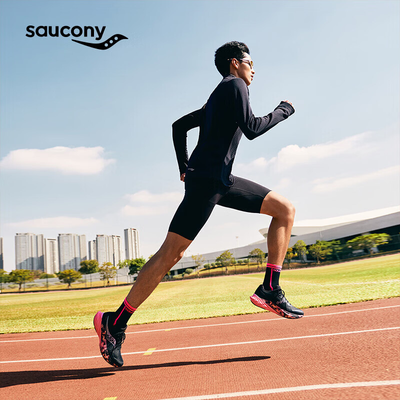 Saucony SLAY Full Carbon Plate 3 Running Shoes Black Pink 9 [Couple Model] 38.5