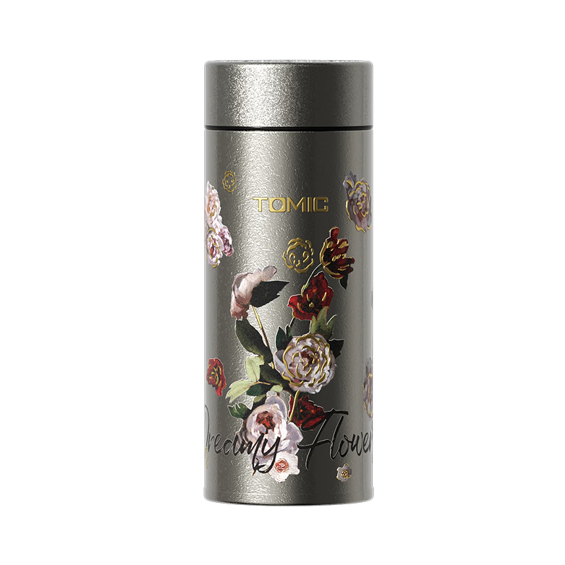 TOMIC Pure Titanium Insulated Travel Mug Small Portable Tea Cup Pocket Cup Car Office Outdoor Birthday Gift