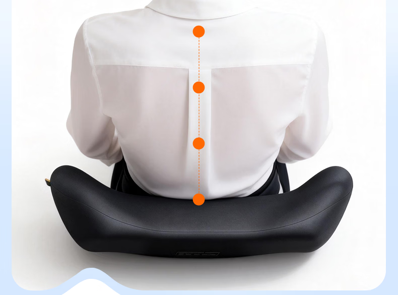 Huiduoduo Car Headrest Neck Pillow Memory Foam Cervical Pillow for Driver Seat Compatible with Tesla Mercedes-Benz 17