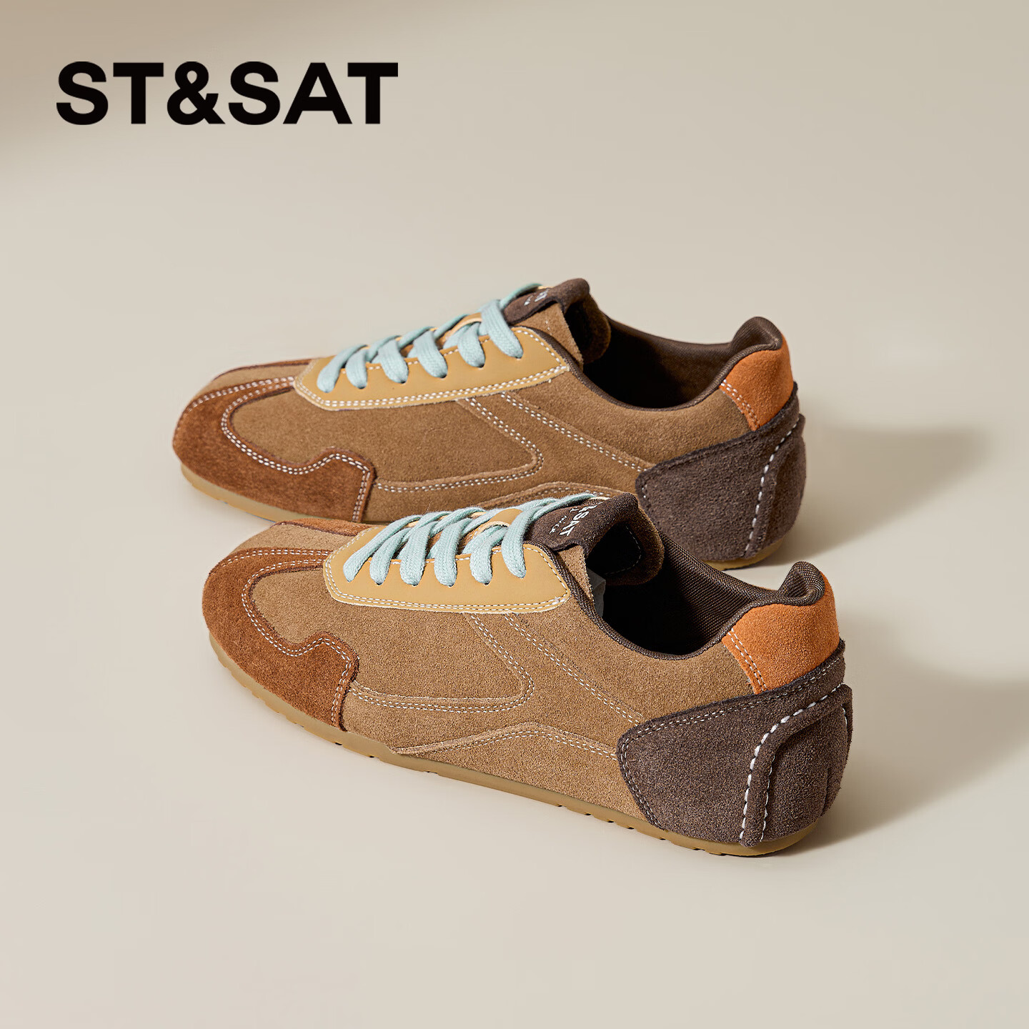 Saturday Vintage German Trainer Women's 2026 Summer New Height-Increasing Soft Sole Lightweight Classic Casual Sports Sneakers