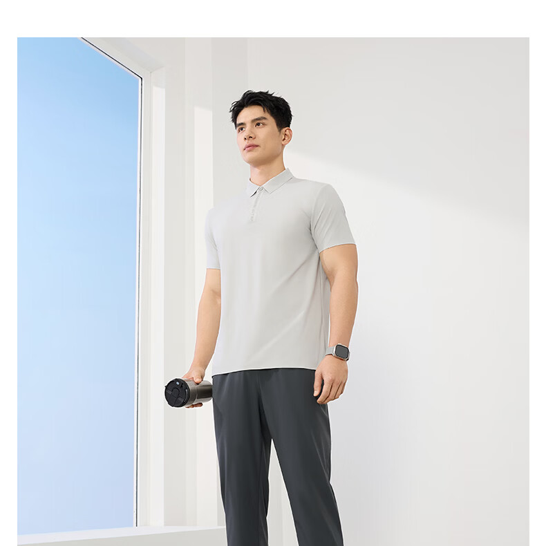 361° Men's Summer Sun Protection Ice Silk Sports Pants Casual Loose Thin Straight Nine-Point Pants 652624714H-3 15
