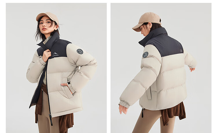Bosideng Off-Season Winter Down Jacket Unisex Couple Short Fashion Casual Thickened Stand Collar Puffer Coat 20
