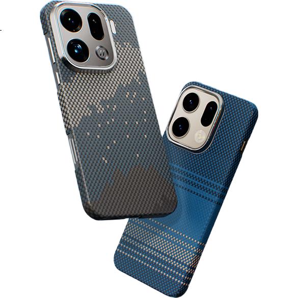 Защитный чехол CONGA Kevlar Aramid Fiber для OPPO Find X9 Pro, ультратонкий, полноэкранный, ударопрочный, с рассеиванием тепла, с магнитным кольцом