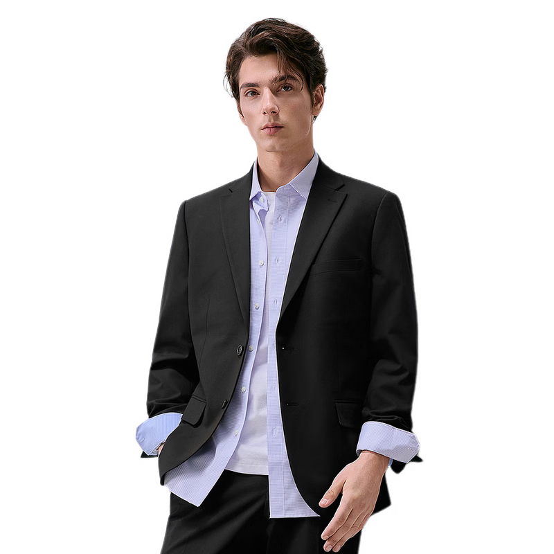 G2000 Antibacterial Multi-Stretch Business Formal Suit for Men, All-Season Office Wear