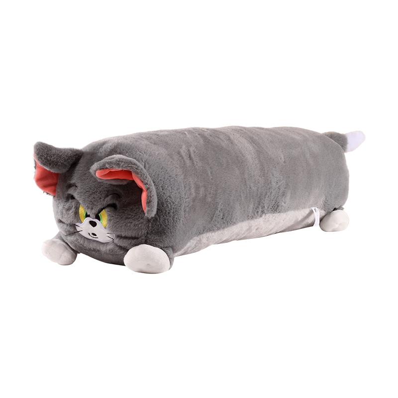 Haoqile Tom and Jerry Tom Cat Long Body Pillow Bedside Leg Hugging Plush Toy Comfort Doll Peripheral Pillow