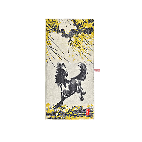 Grace 100% Cotton Antibacterial Thickened Absorbent Face Towel 10A Pure Cotton Unisex 130g Sports Year of the Horse Edition